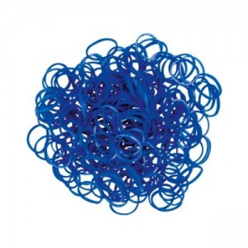Loom elastiekjes in kleur Donkerblauw 600 stuks 1,75