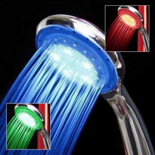 LED DOUCHE KOP MET 3 KLEUREN 19,95